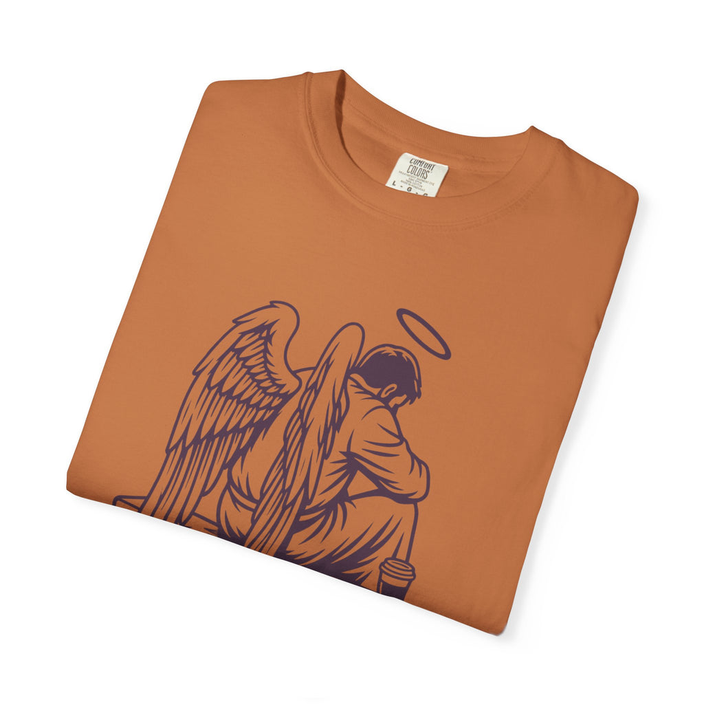 Tired Angel With Coffee T-Shirt