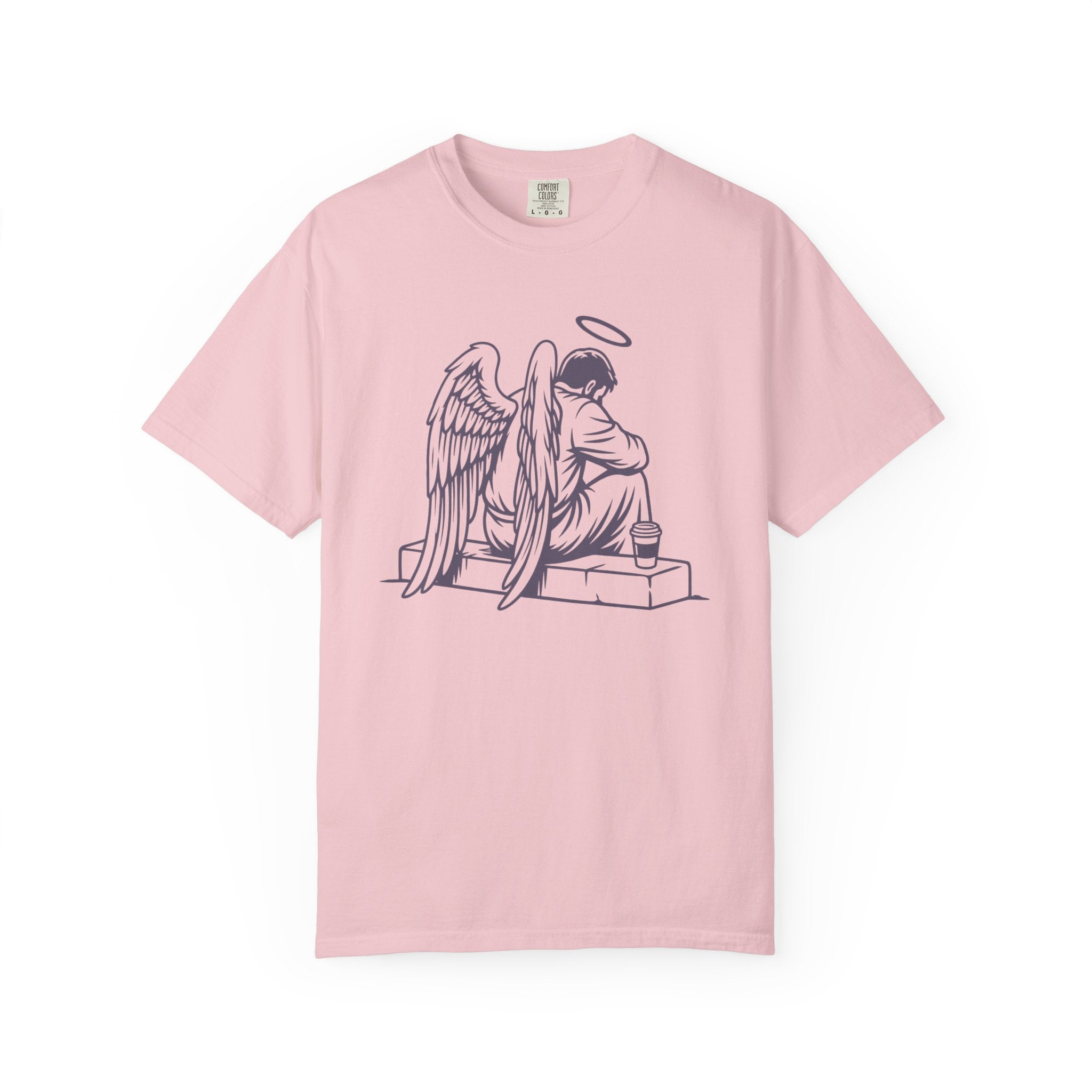 Tired Angel With Coffee T-Shirt