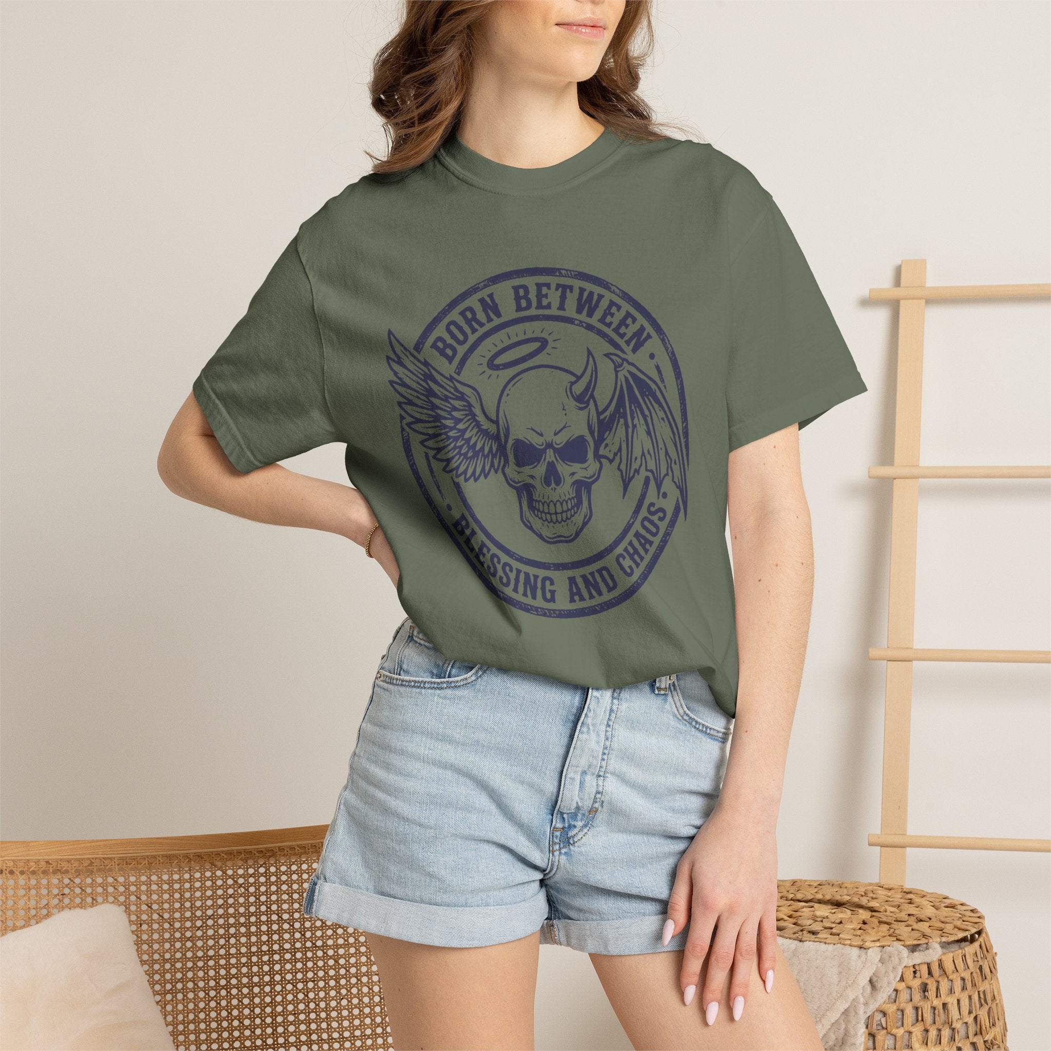Born Between Blessing Chaos T-Shirt