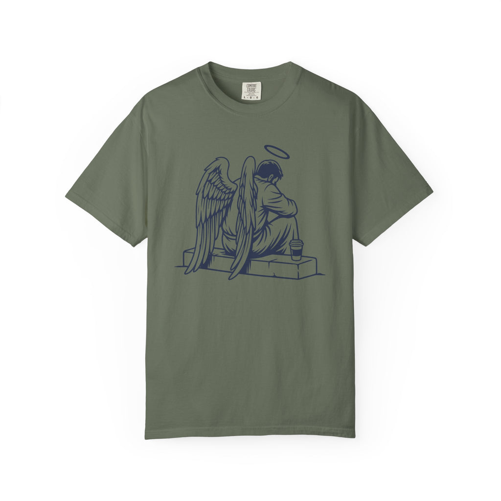 Tired Angel With Coffee T-Shirt