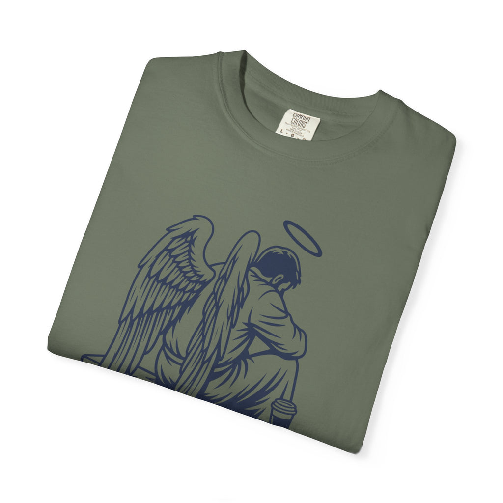 Tired Angel With Coffee T-Shirt