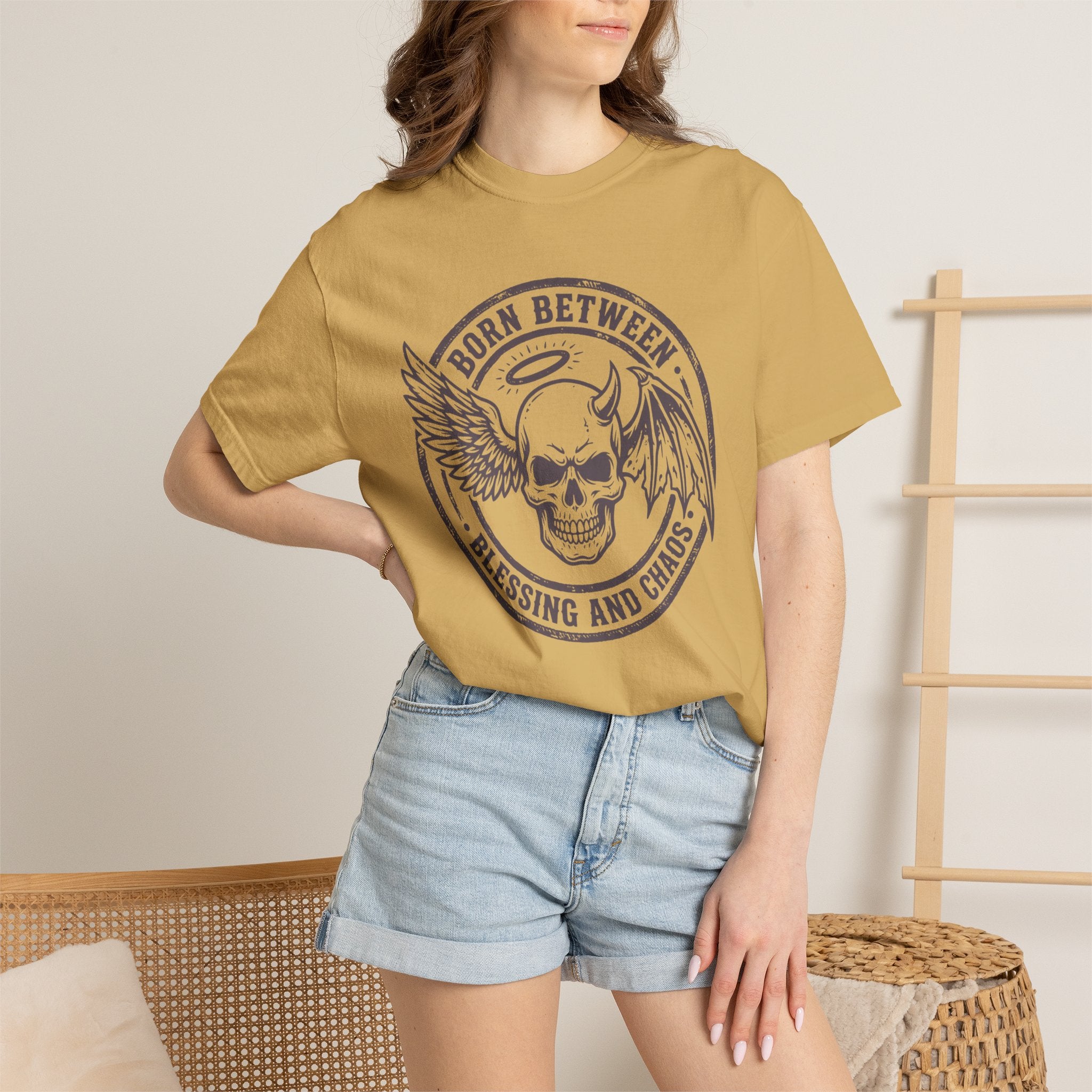 Born Between Blessing Chaos T-Shirt