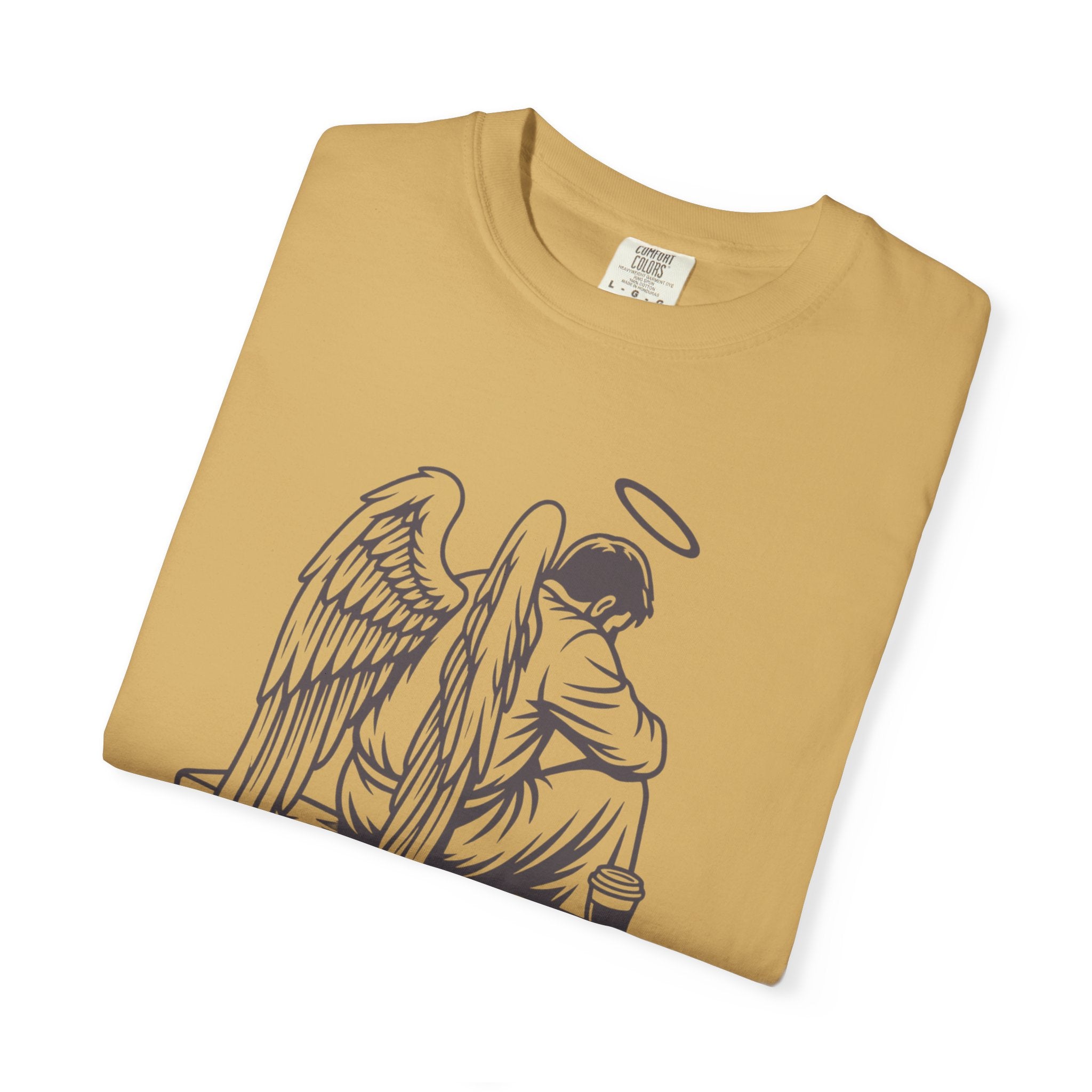 Tired Angel With Coffee T-Shirt