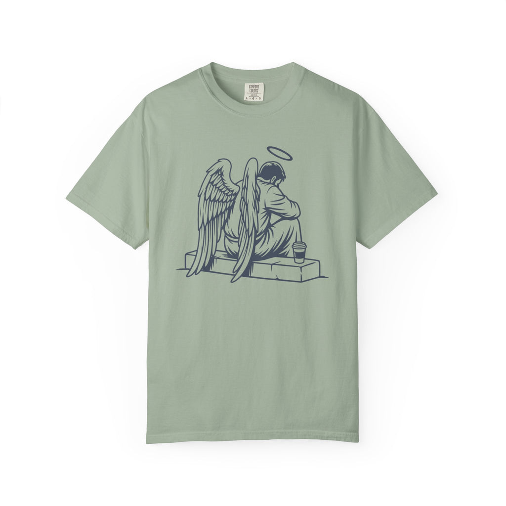 Tired Angel With Coffee T-Shirt