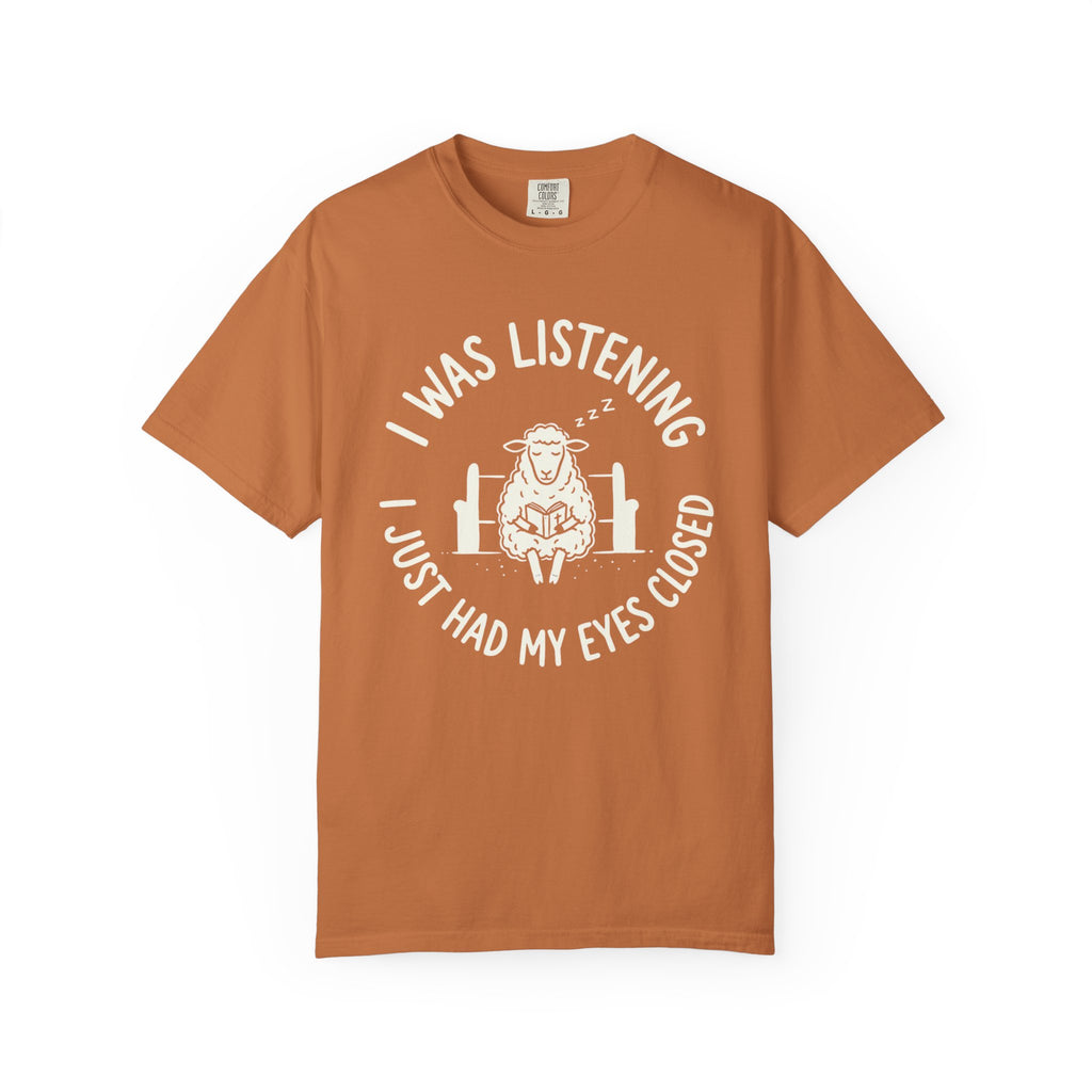 Listening Eyes Closed T-Shirt