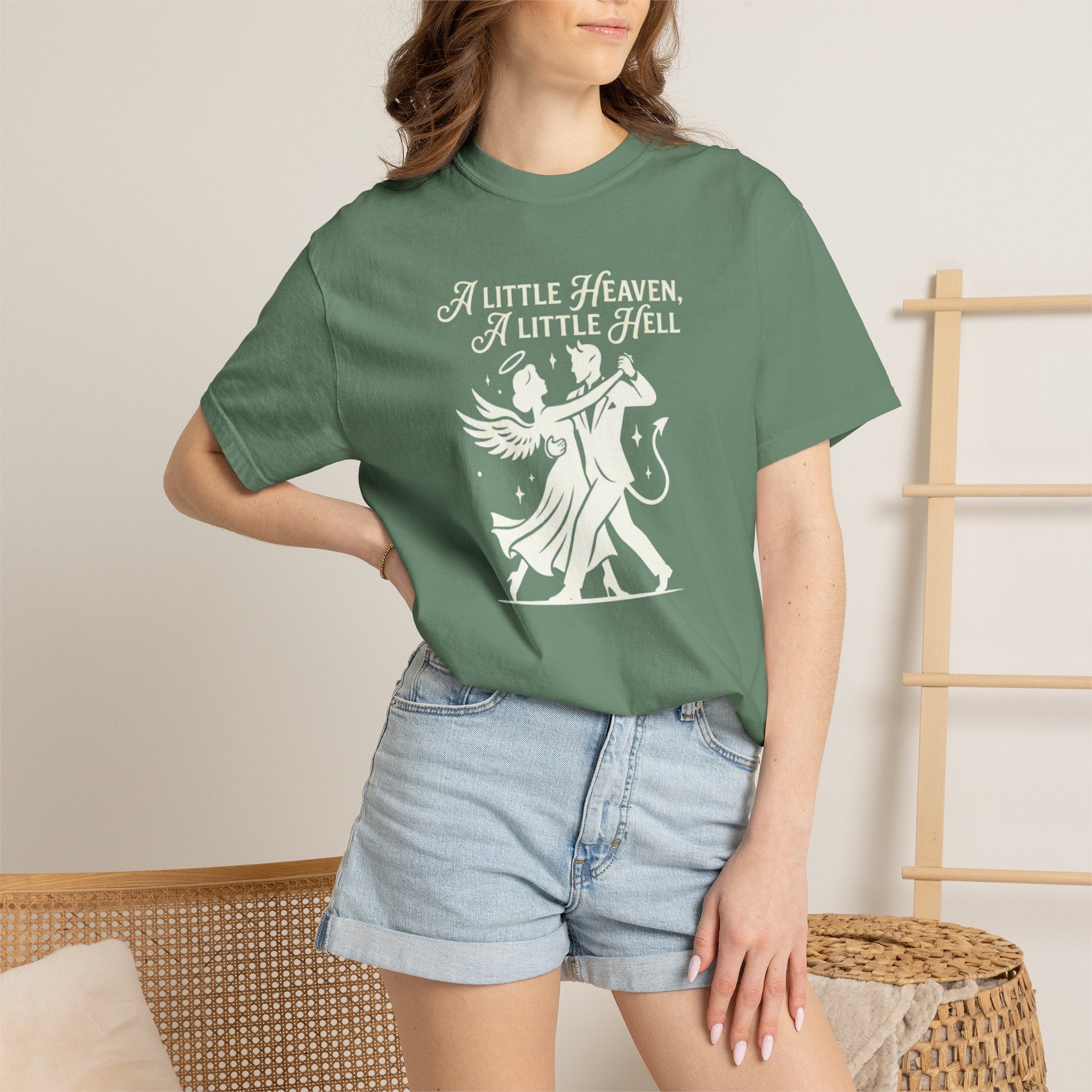 Little Heaven Hell Cream T-Shirt