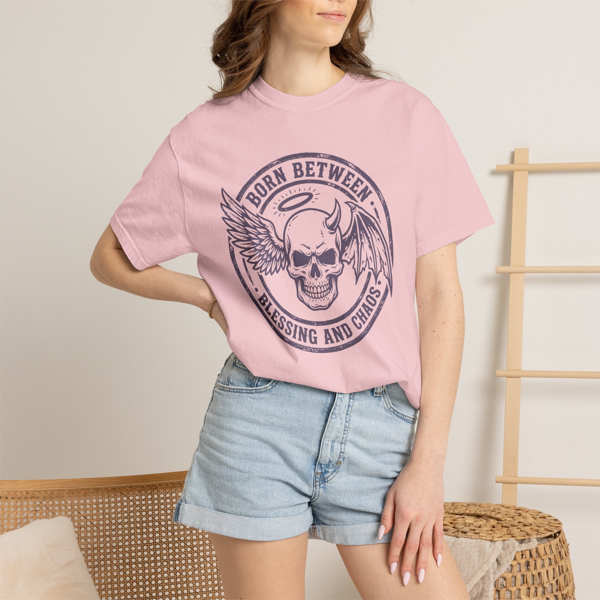 Born Between Blessing Chaos T-Shirt