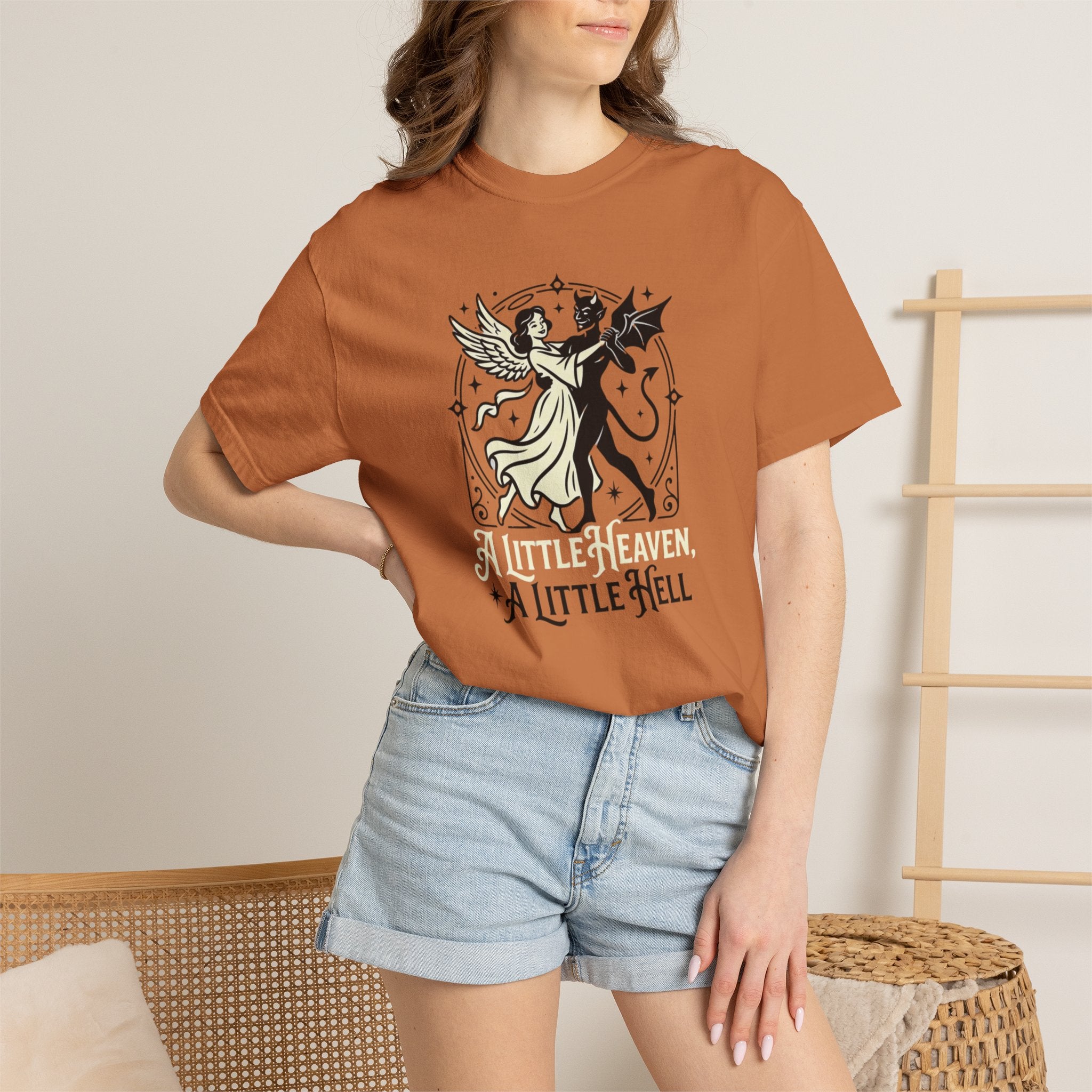 Little Heaven Hell Framed T-Shirt