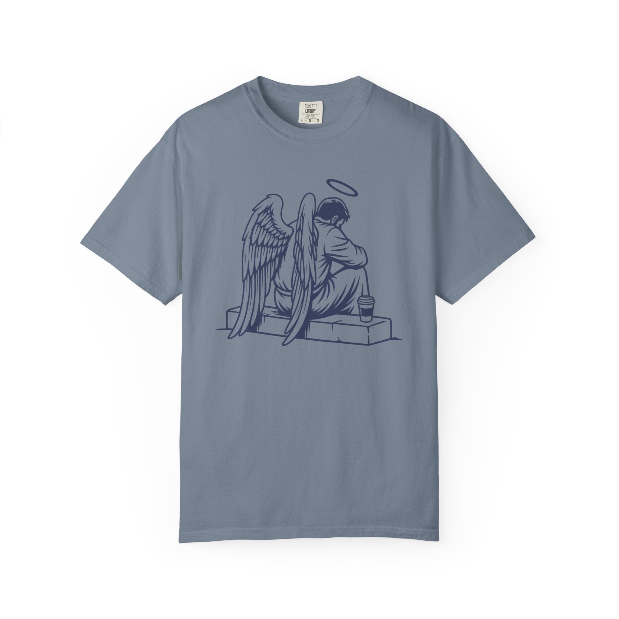 Tired Angel With Coffee T-Shirt