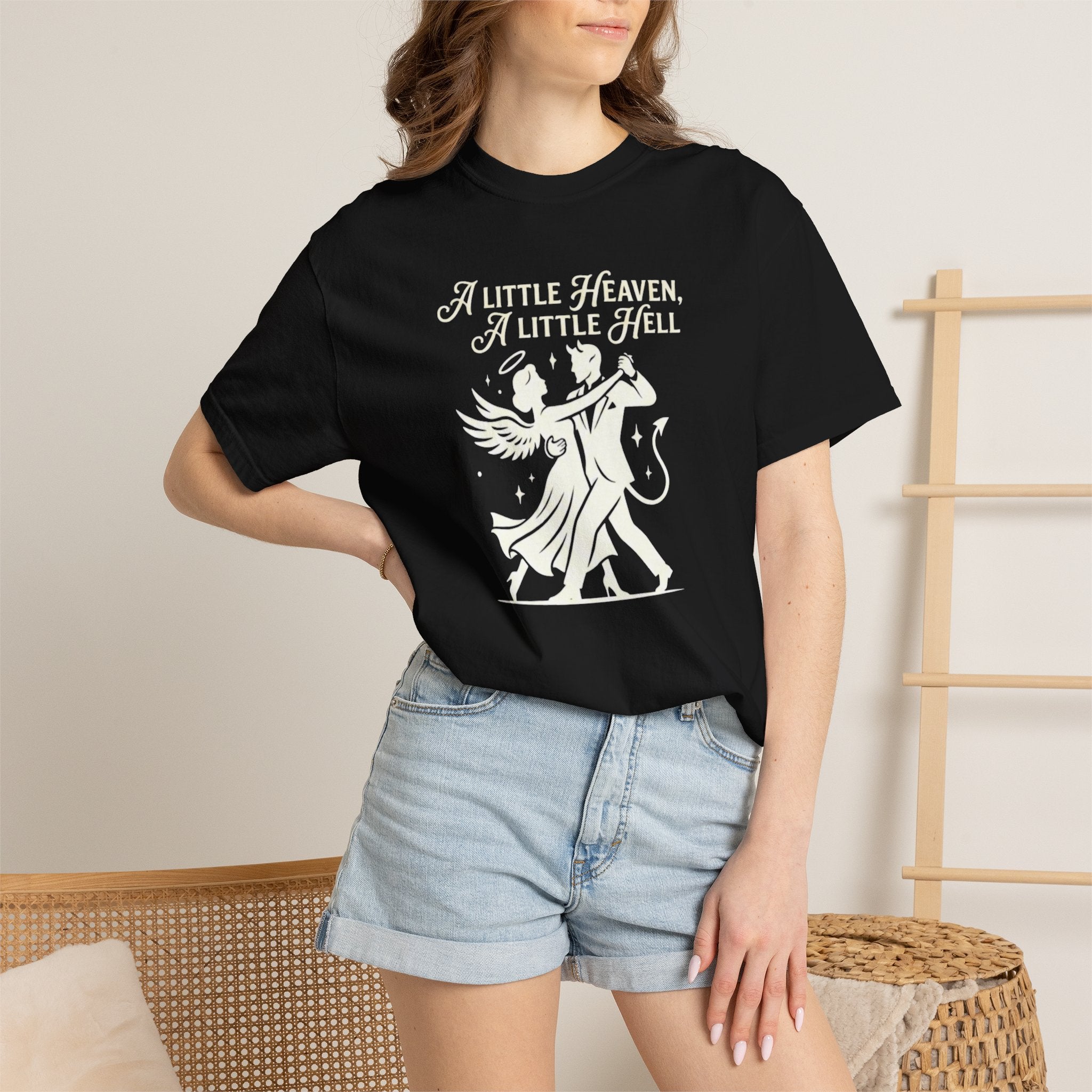 Little Heaven Hell Cream T-Shirt