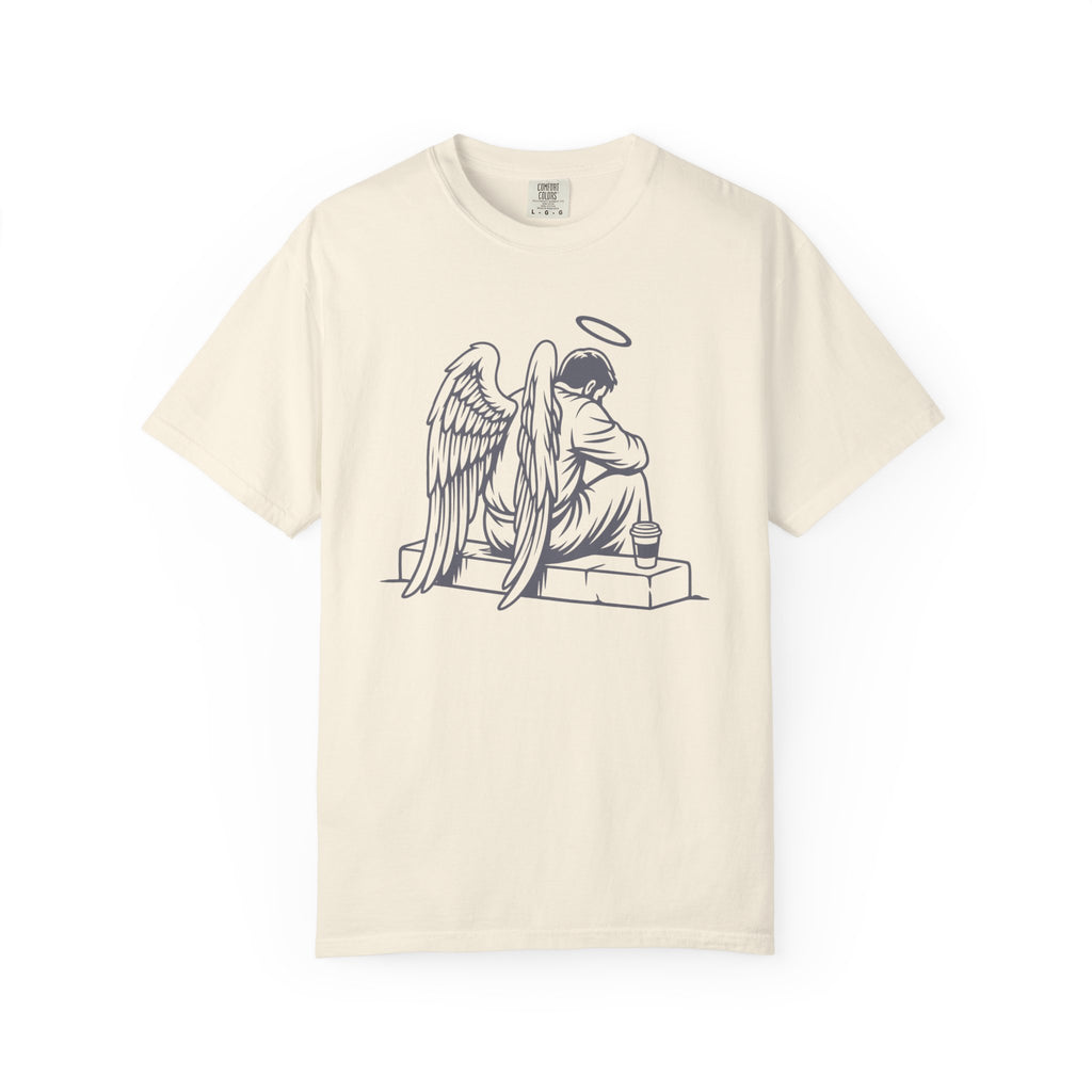 Tired Angel With Coffee T-Shirt