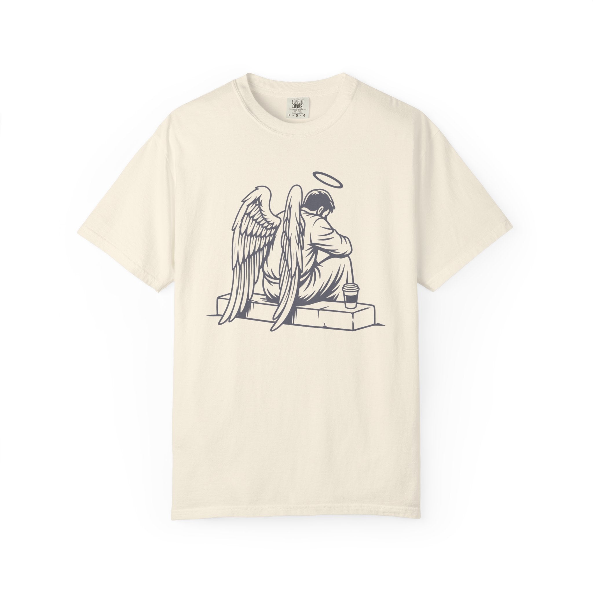 Tired Angel With Coffee T-Shirt