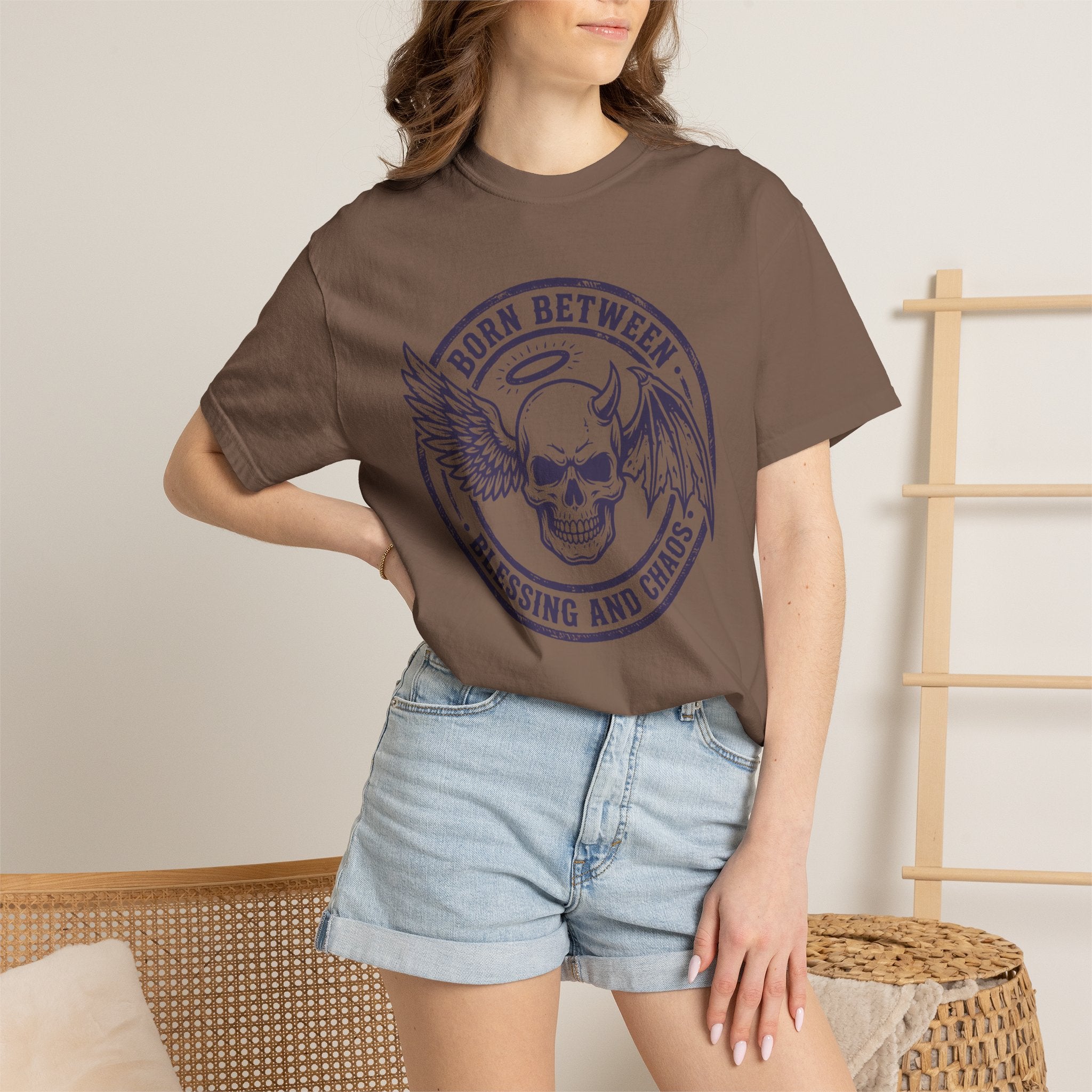 Born Between Blessing Chaos T-Shirt