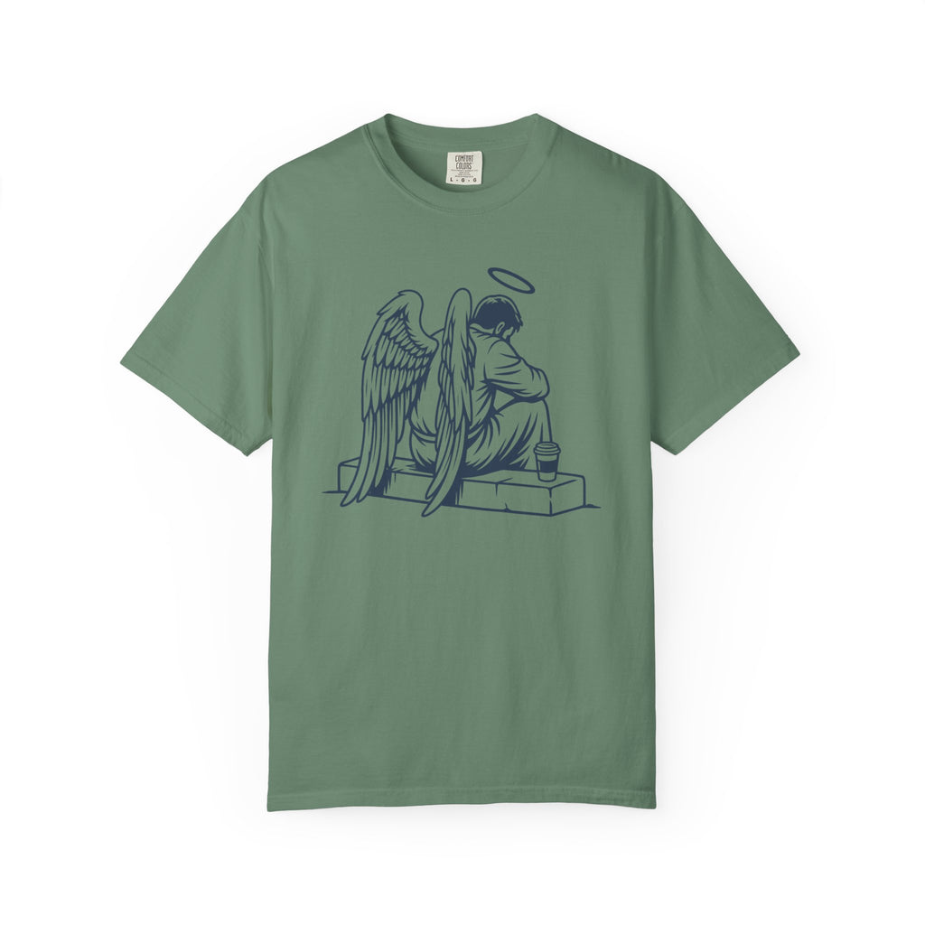 Tired Angel With Coffee T-Shirt