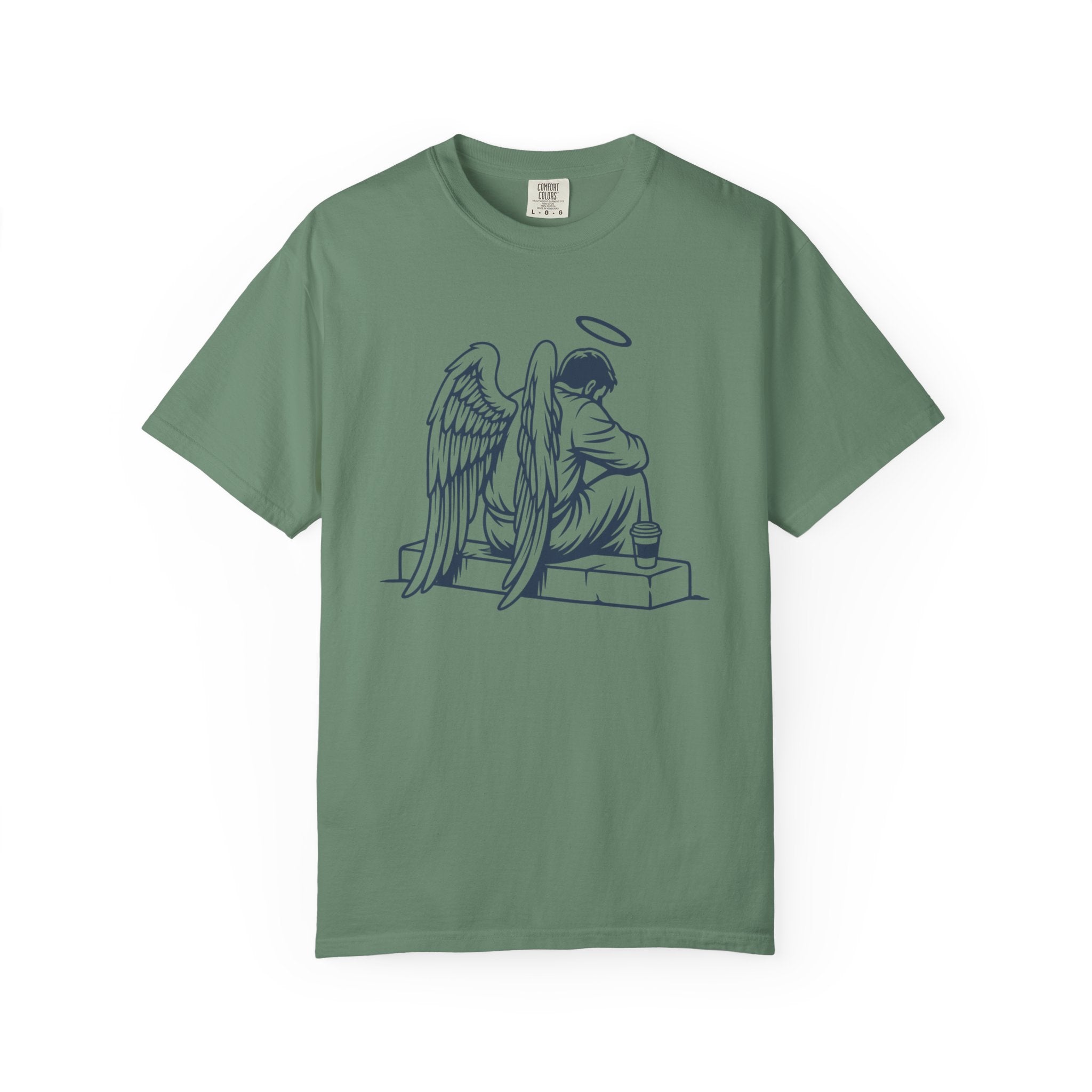 Tired Angel With Coffee T-Shirt