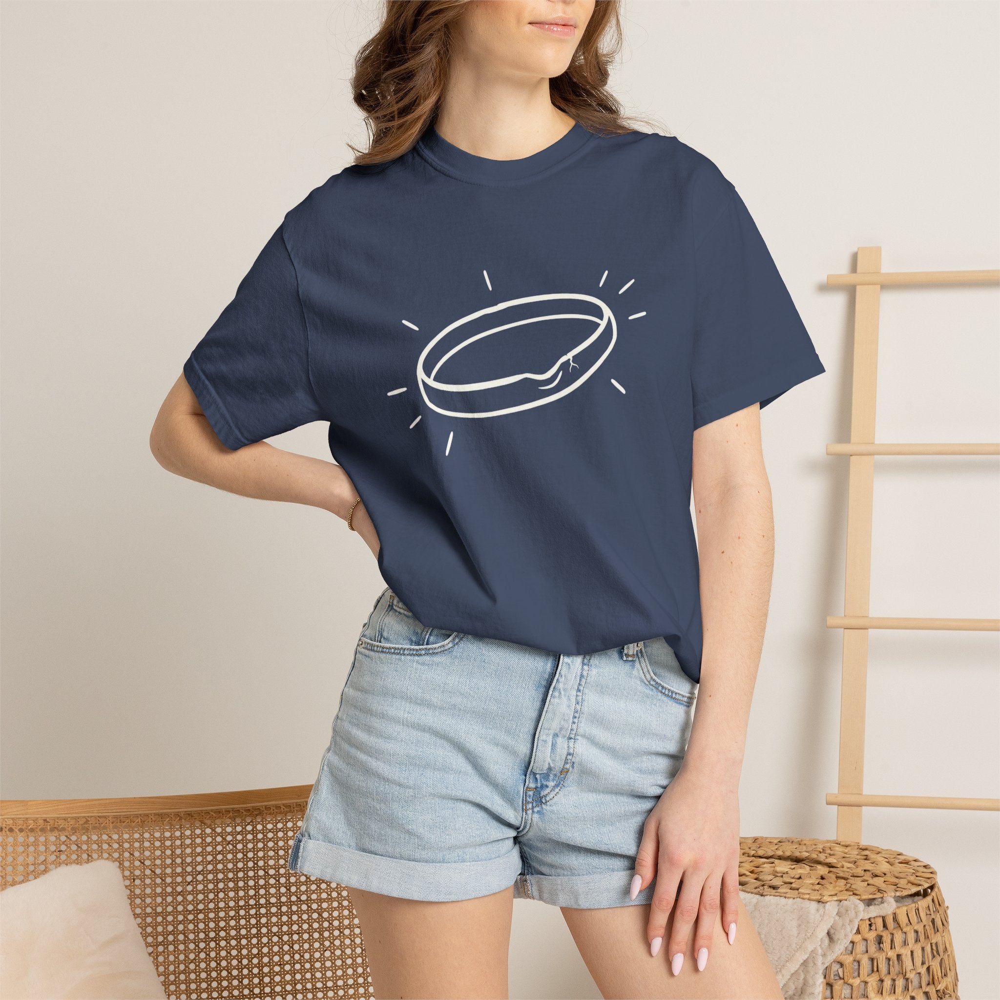 Glowing Halo Cream T-Shirt
