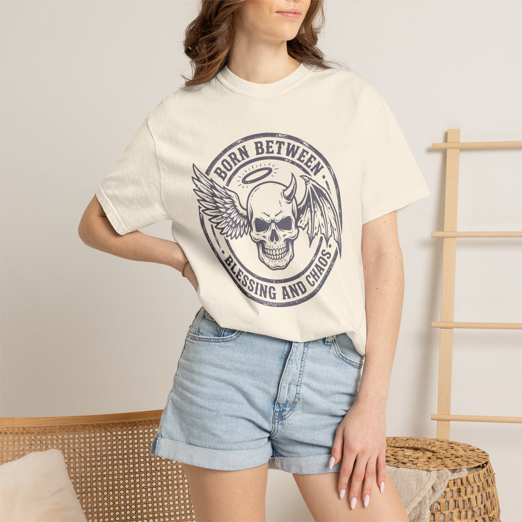 Born Between Blessing Chaos T-Shirt