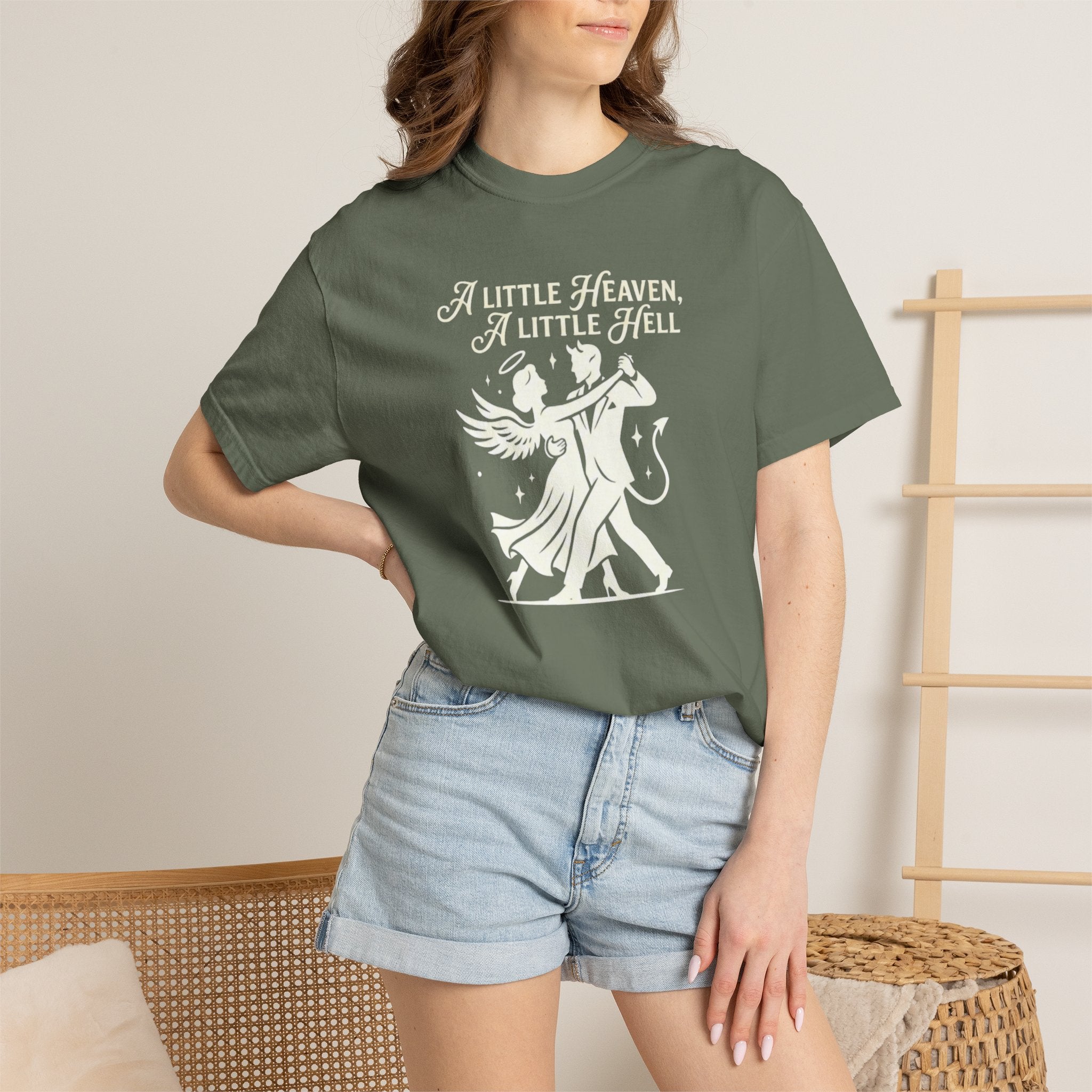 Little Heaven Hell Cream T-Shirt