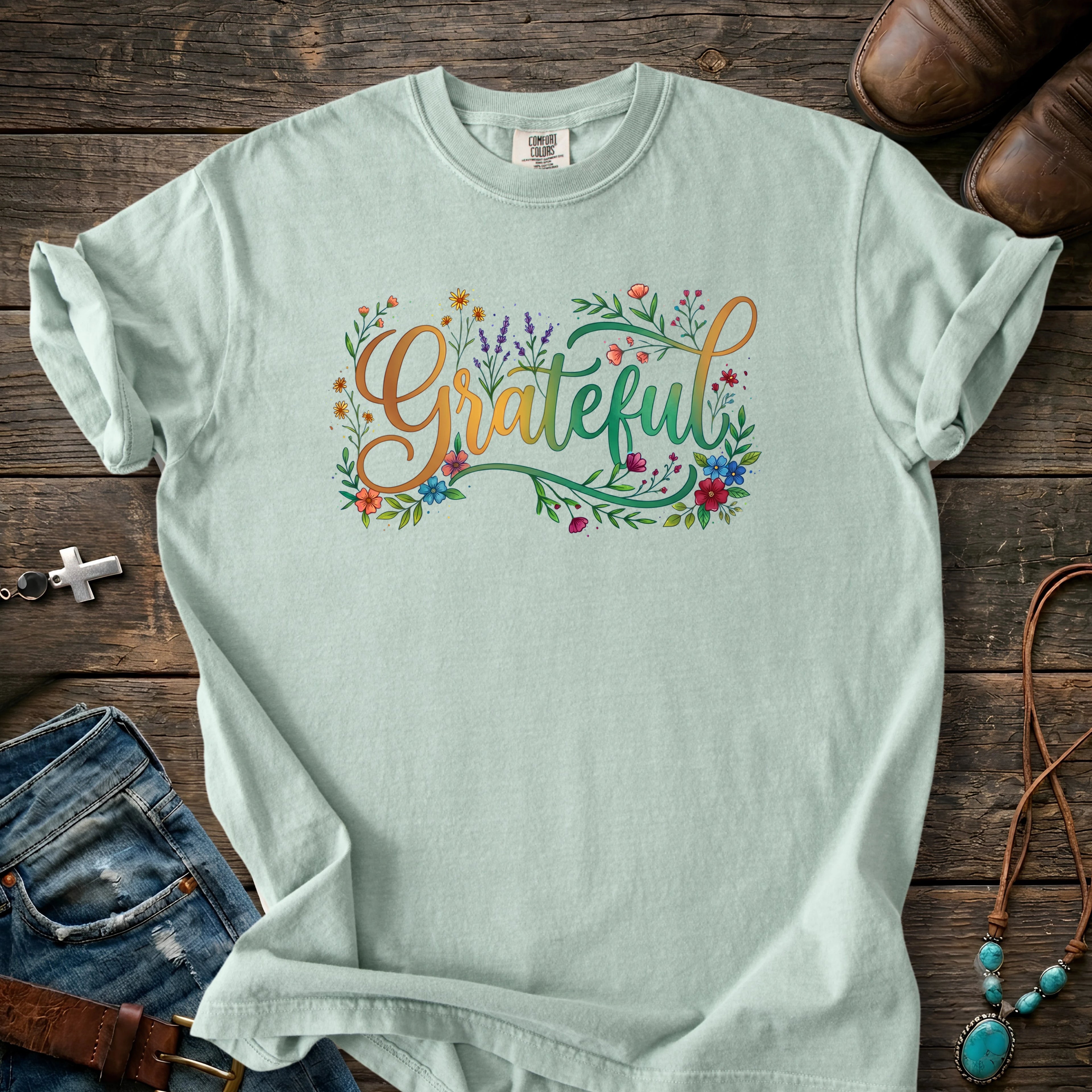 Hopeful Floral T-Shirt